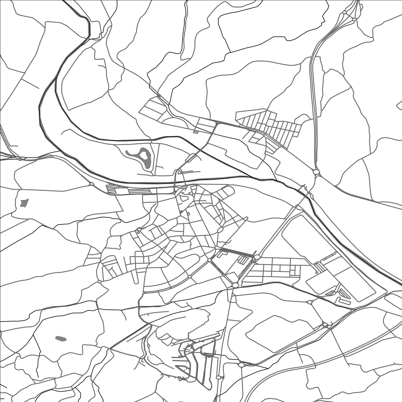 ROAD MAP OF TORDERA, SPAIN BY MAPAKES