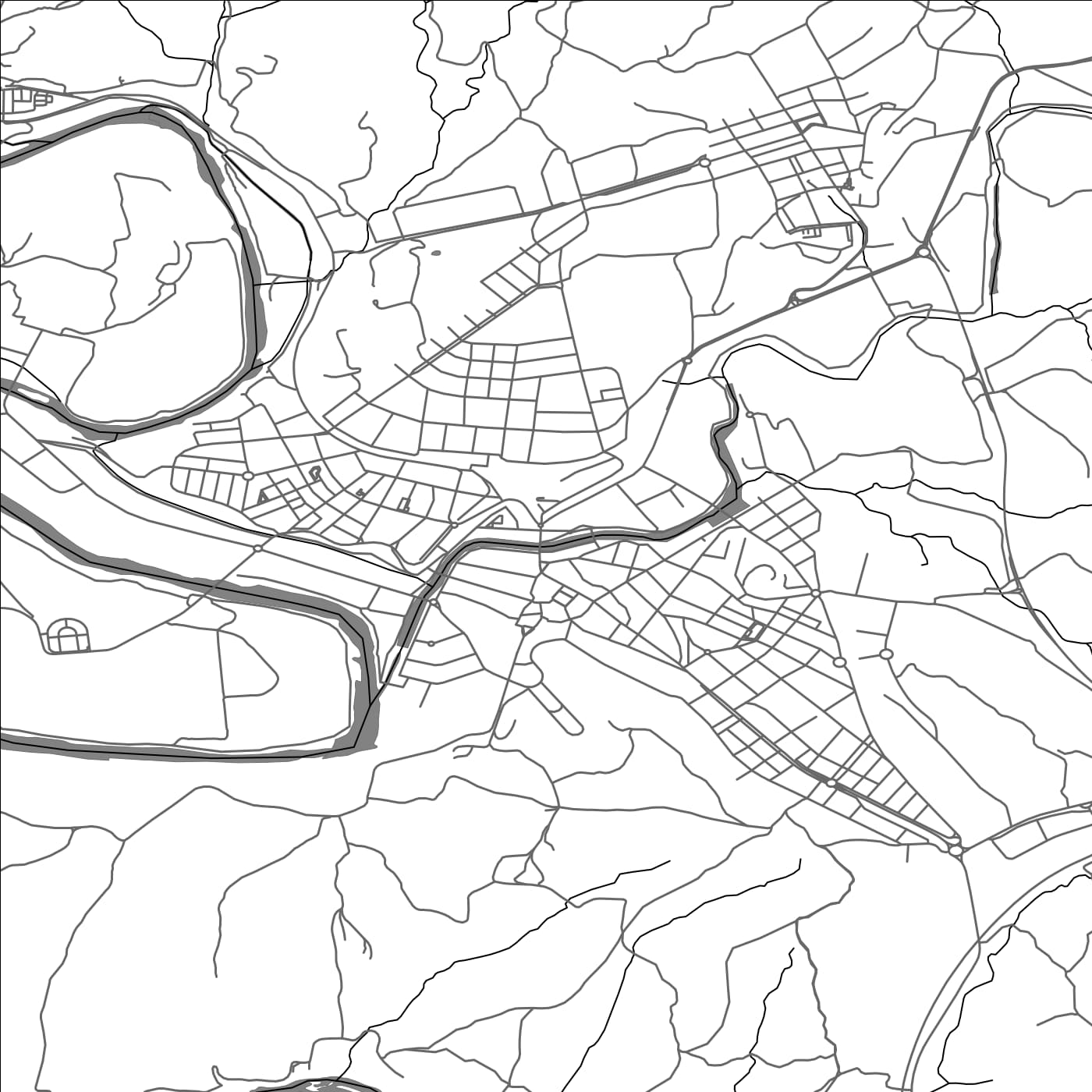 ROAD MAP OF TORELLO, SPAIN BY MAPAKES