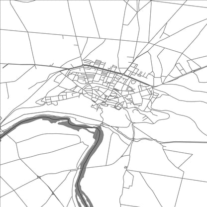 ROAD MAP OF TORO, SPAIN BY MAPAKES