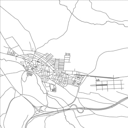 ROAD MAP OF TORREDONJIMENO, SPAIN BY MAPAKES