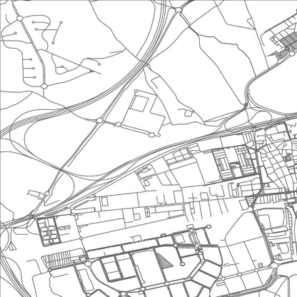 ROAD MAP OF TORREJON DE ARDOZ, SPAIN BY MAPAKES