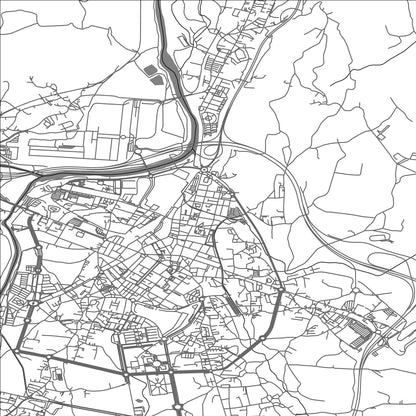 ROAD MAP OF TORRELAVEGA, SPAIN BY MAPAKES