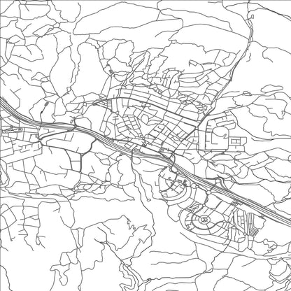 ROAD MAP OF TORRELODONES, SPAIN BY MAPAKES