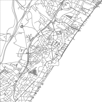 ROAD MAP OF TORREMOLINOS, SPAIN BY MAPAKES