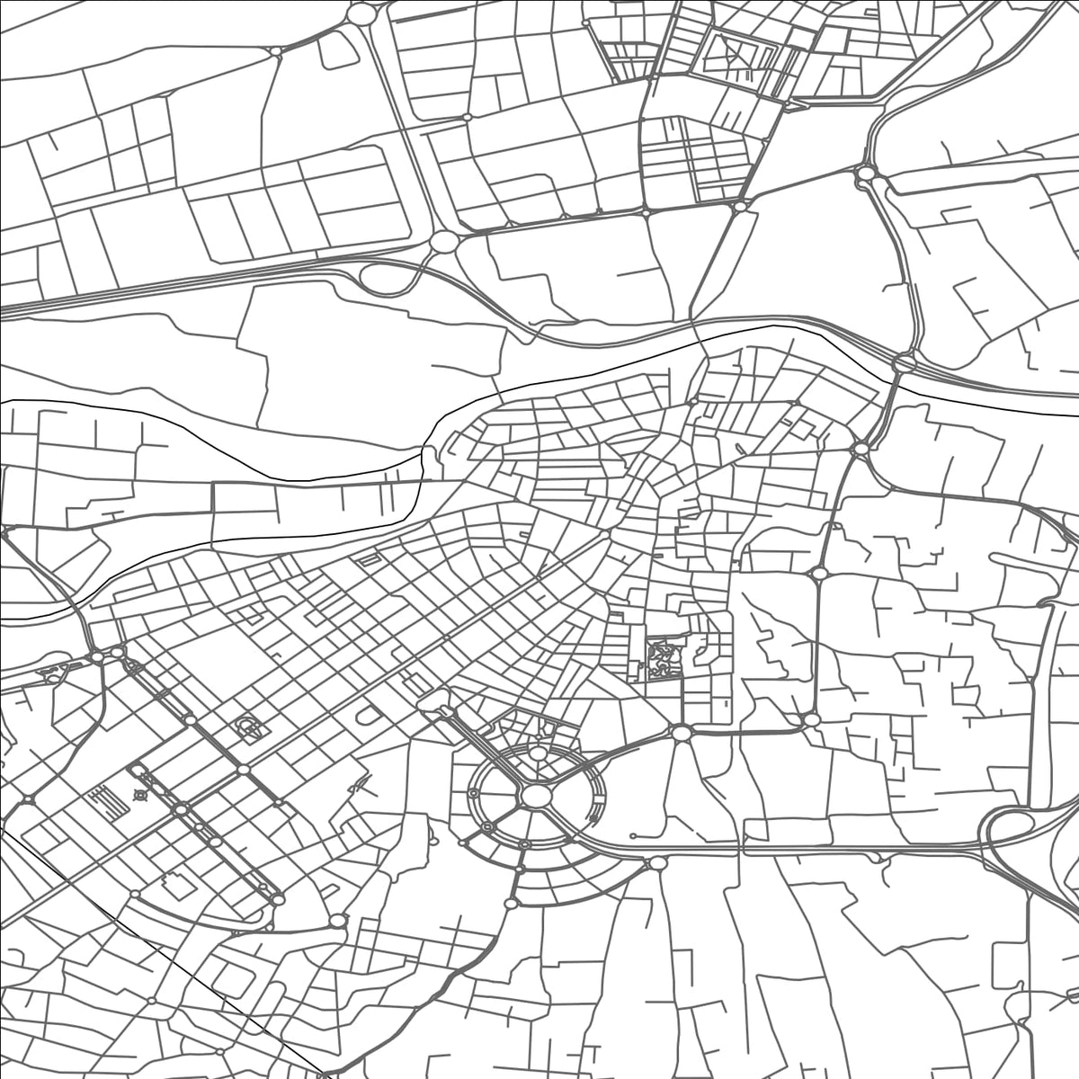 ROAD MAP OF TORRENTE, SPAIN BY MAPAKES