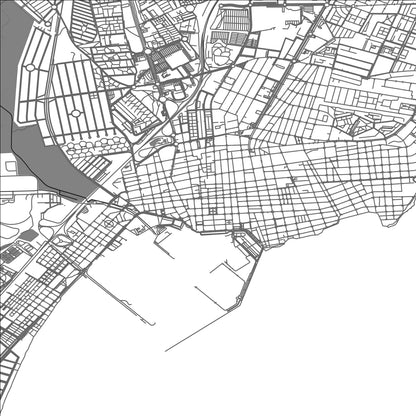 ROAD MAP OF TORREVIEJA, SPAIN BY MAPAKES