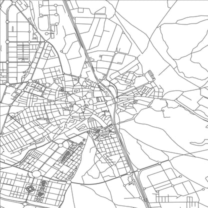 ROAD MAP OF VALDEMORO, SPAIN BY MAPAKES