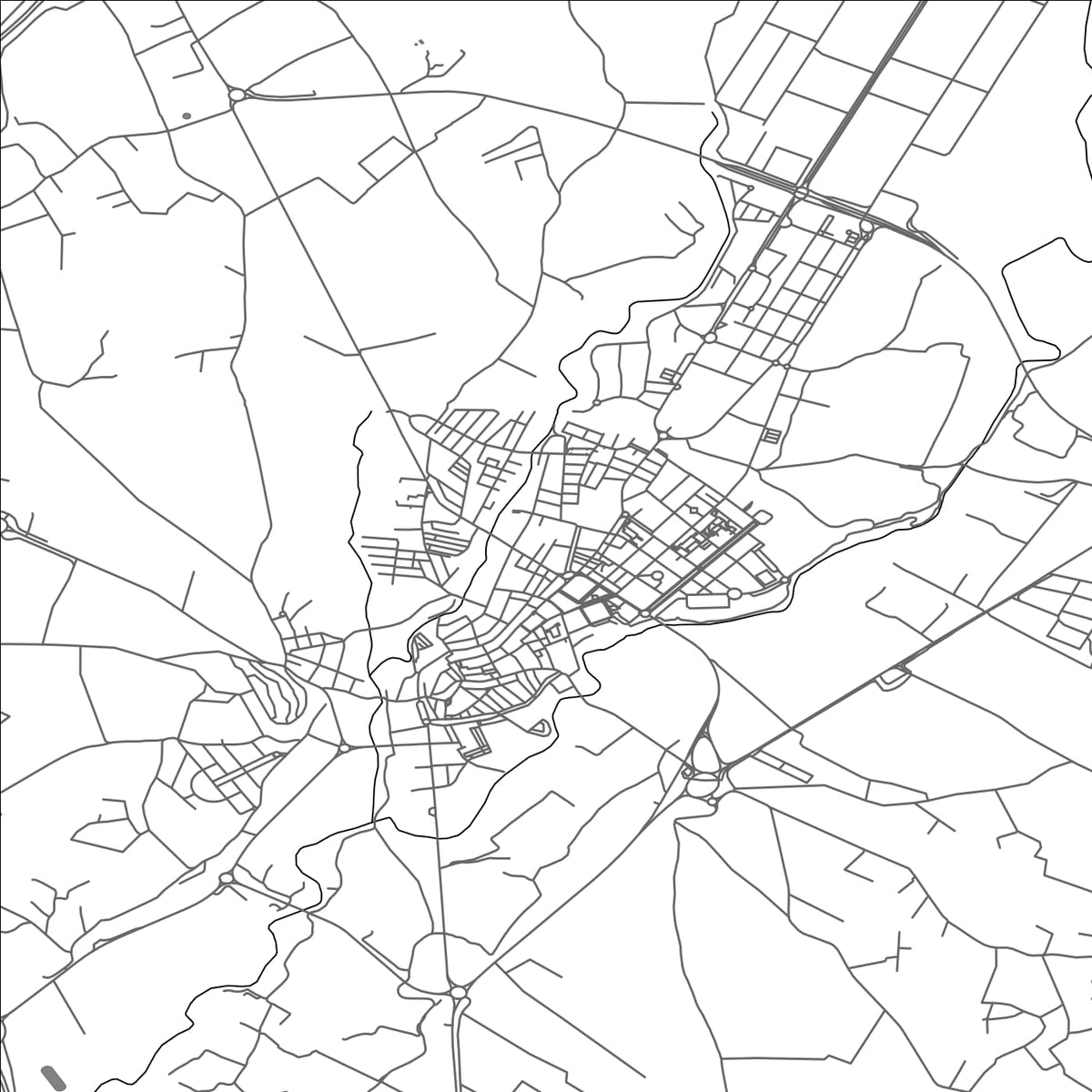 ROAD MAP OF VALLS, SPAIN BY MAPAKES
