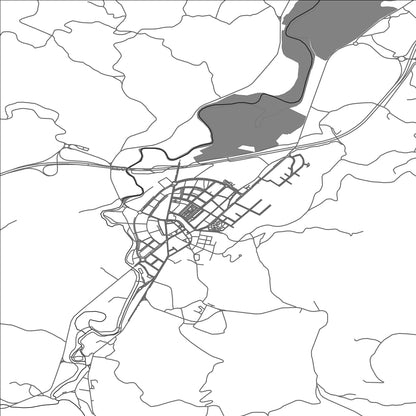 ROAD MAP OF VILLAVICIOSA, SPAIN BY MAPAKES