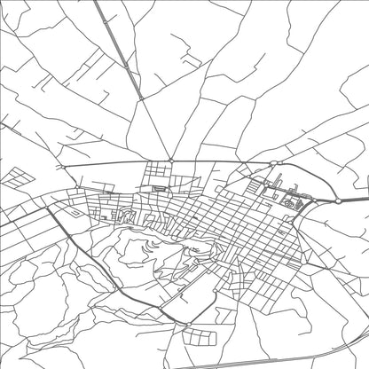 ROAD MAP OF YECLA, SPAIN BY MAPAKES