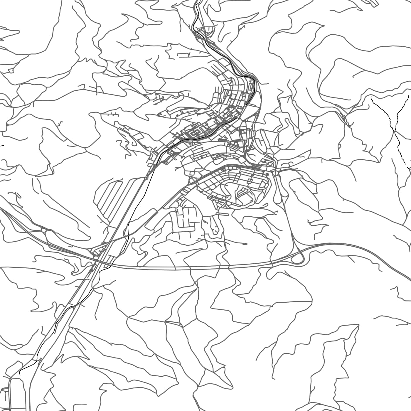 ROAD MAP OF ZUMARRAGA, SPAIN BY MAPAKES