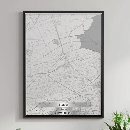 ROAD MAP OF CATRAL, SPAIN BY MAPAKES