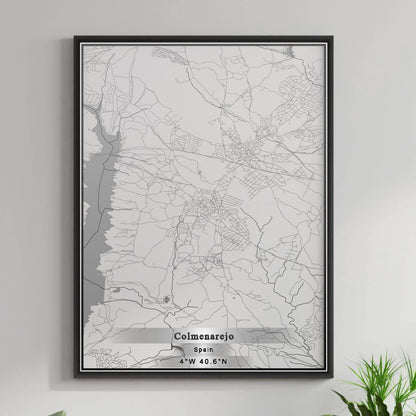 ROAD MAP OF COLMENAREJO, SPAIN BY MAPAKES