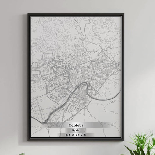 ROAD MAP OF CORDOBA, SPAIN BY MAPAKES