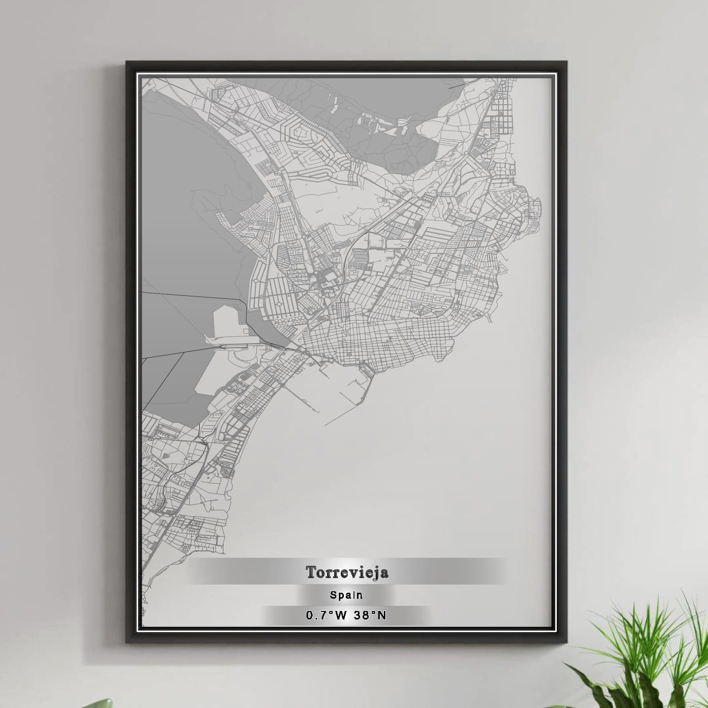 ROAD MAP OF TORREVIEJA, SPAIN BY MAPAKES – MapBakes