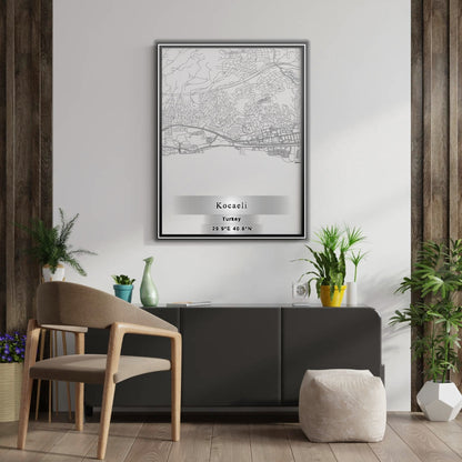 ROAD MAP OF KOCAELI, TÜRKIYE BY MAPBAKES