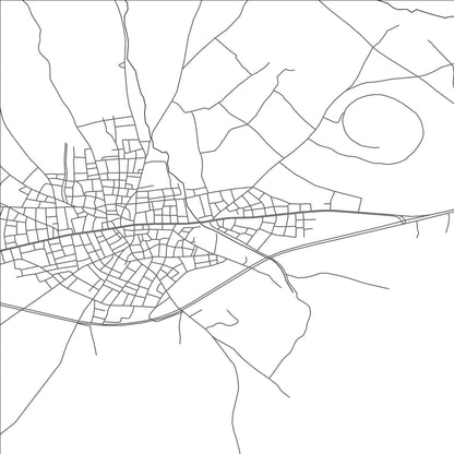 ROAD MAP OF ACIGOL, TÜRKIYE BY MAPBAKES
