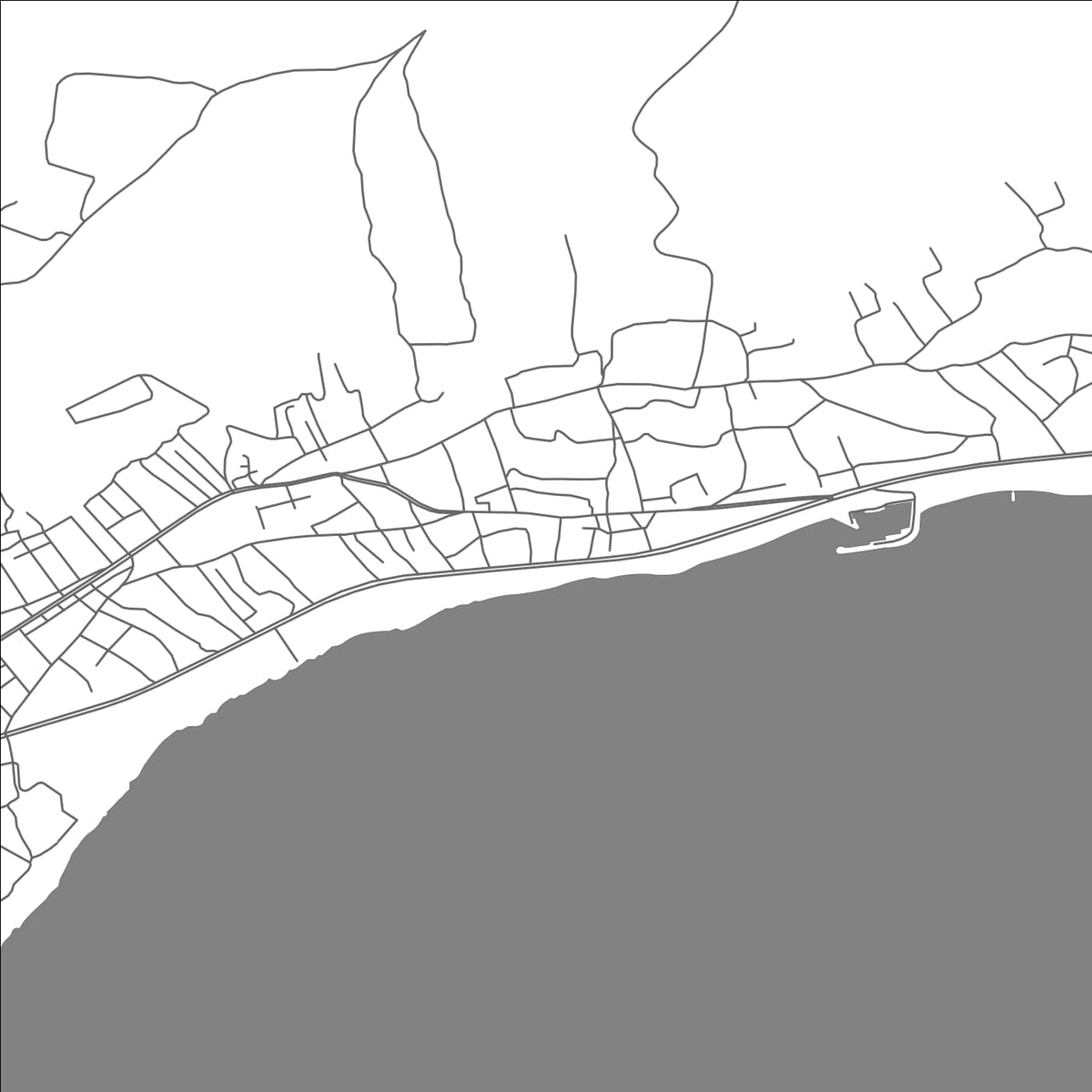 ROAD MAP OF AHLAT, TÜRKIYE BY MAPBAKES