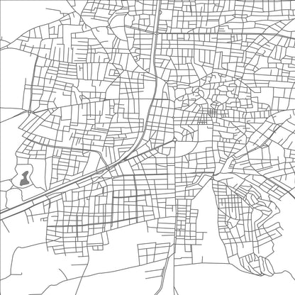 ROAD MAP OF AKHISAR, TÜRKIYE BY MAPBAKES