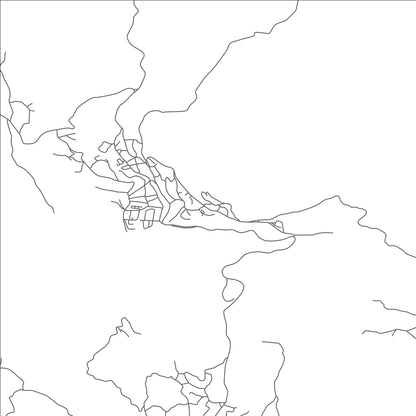 ROAD MAP OF ALADAG, TÜRKIYE BY MAPBAKES