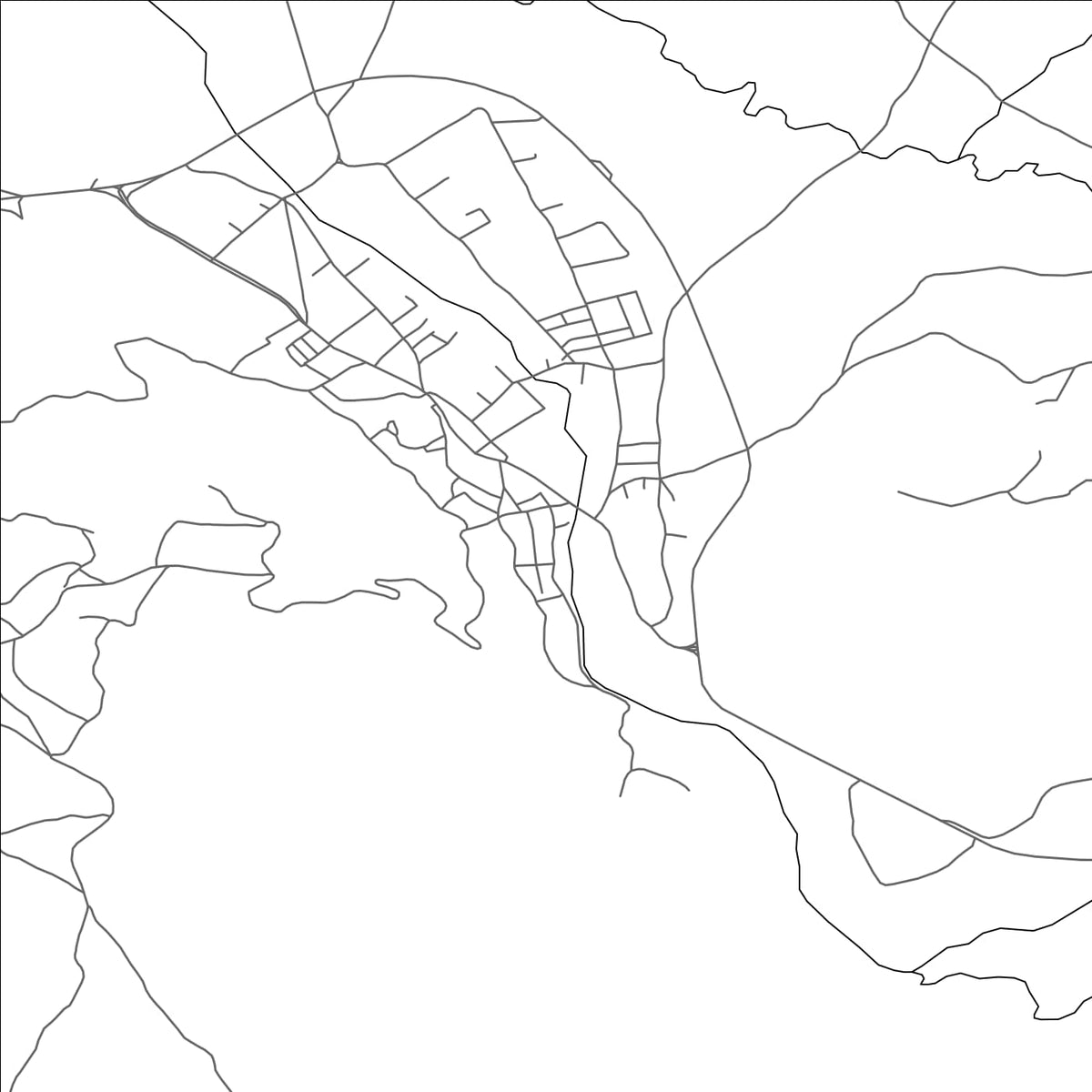 ROAD MAP OF ALUCRA, TÜRKIYE BY MAPBAKES