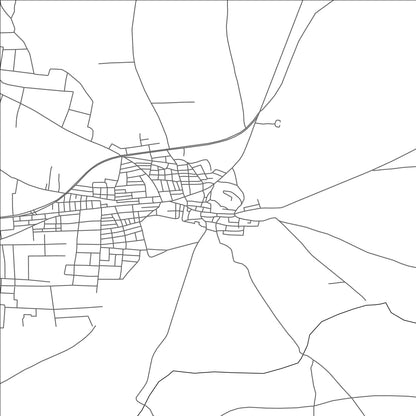 ROAD MAP OF ARABAN, TÜRKIYE BY MAPBAKES