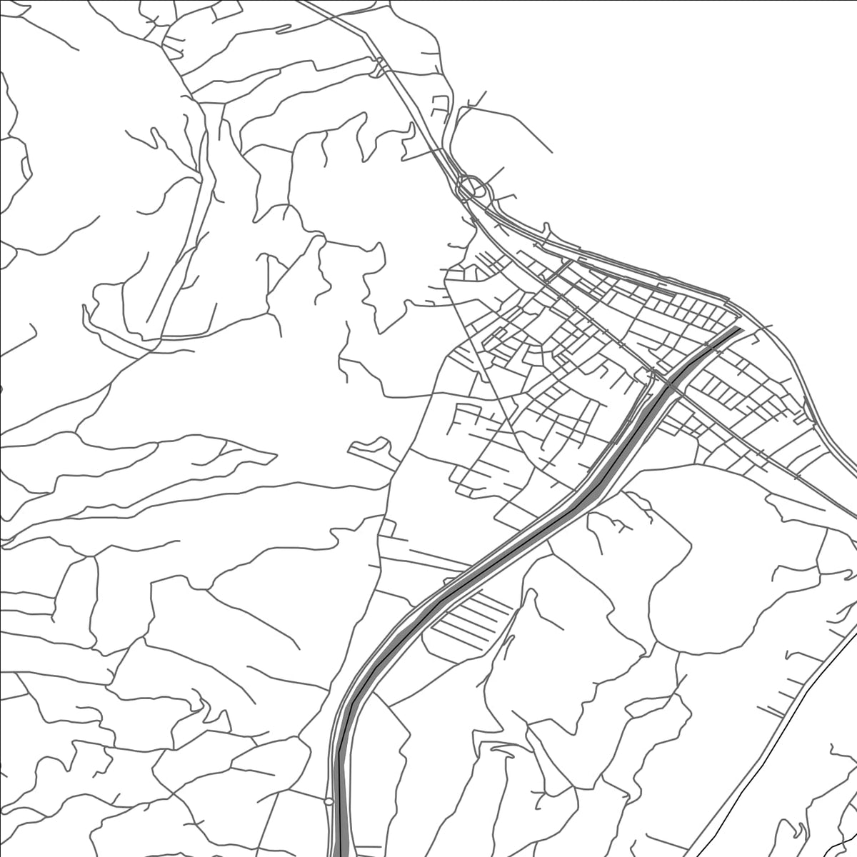 ROAD MAP OF ARAKLI, TÜRKIYE BY MAPBAKES