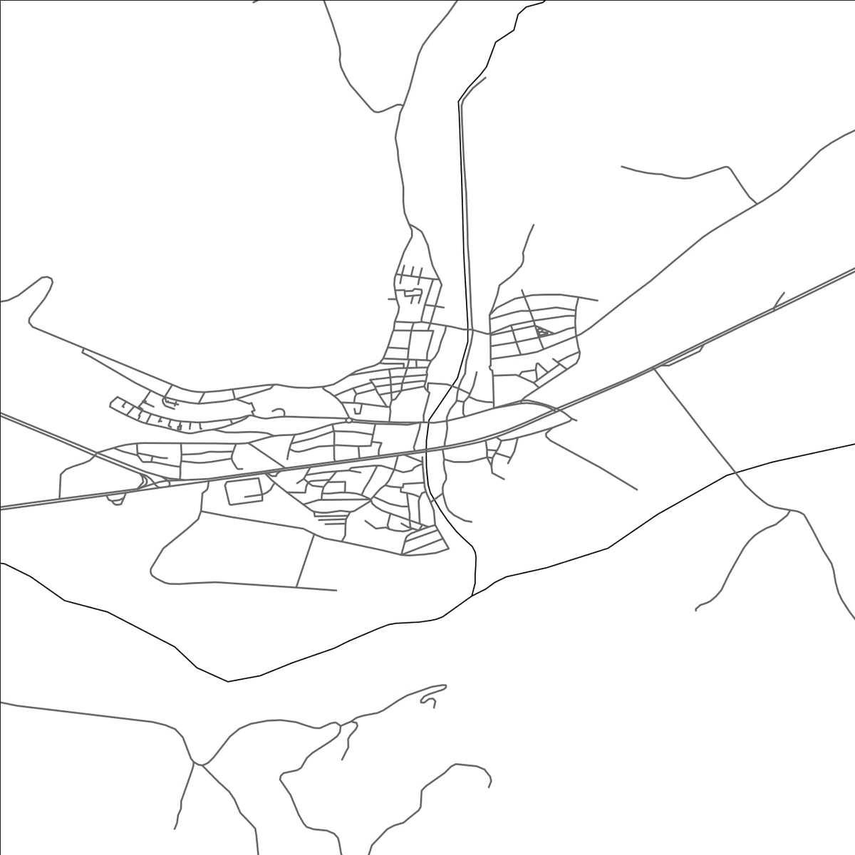 ROAD MAP OF ASKALE, TÜRKIYE BY MAPBAKES