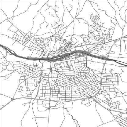 ROAD MAP OF AVANOS, TÜRKIYE BY MAPBAKES