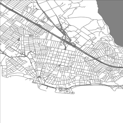 ROAD MAP OF AVCILAR, TÜRKIYE BY MAPBAKES