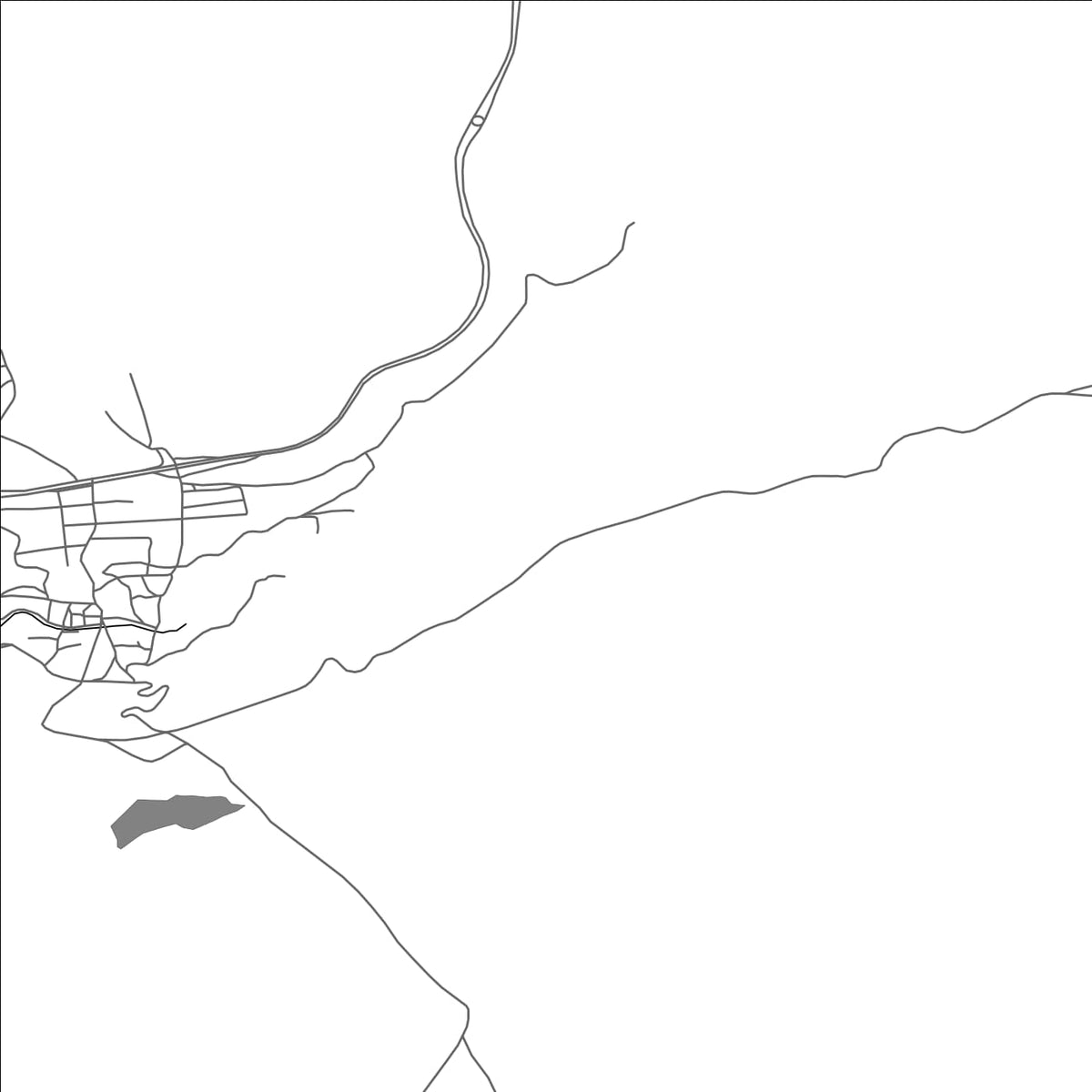 ROAD MAP OF AYAS, TÜRKIYE BY MAPBAKES