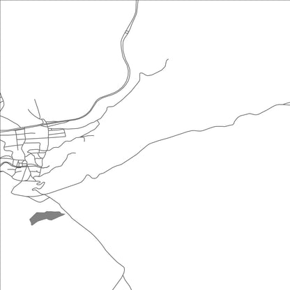 ROAD MAP OF AYAS, TÜRKIYE BY MAPBAKES