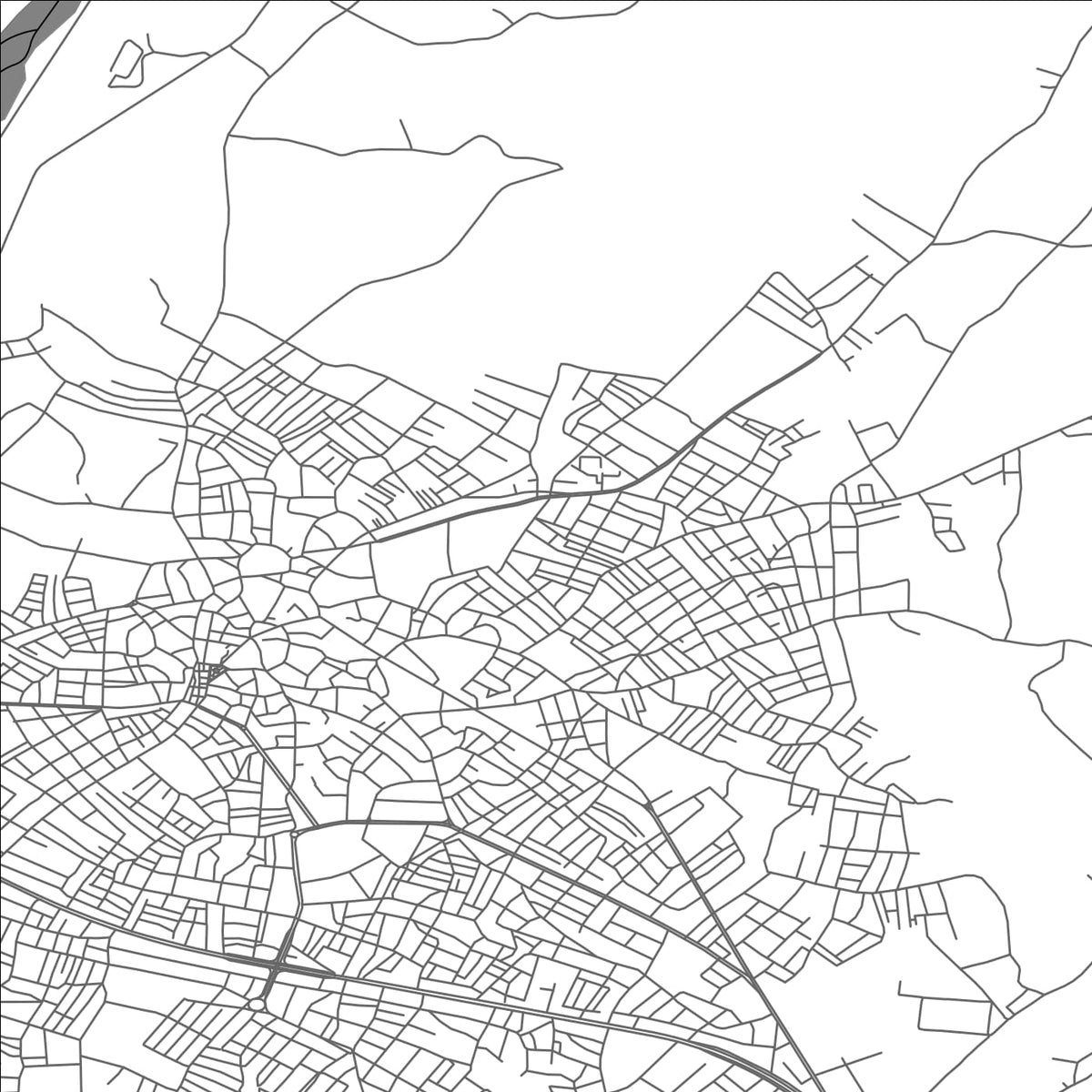 ROAD MAP OF BAFRA, TÜRKIYE BY MAPBAKES
