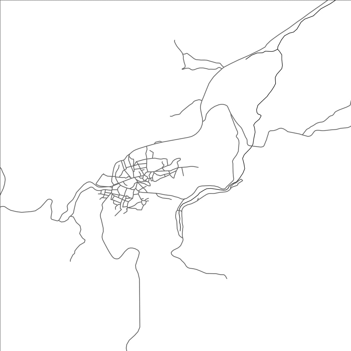 ROAD MAP OF BALYA, TÜRKIYE BY MAPBAKES