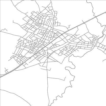 ROAD MAP OF BANAZ, TÜRKIYE BY MAPBAKES