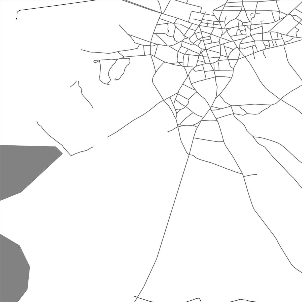 ROAD MAP OF BASMAKCI, TÜRKIYE BY MAPBAKES