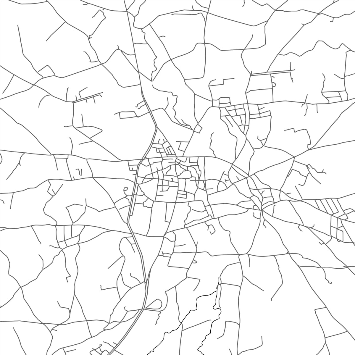 ROAD MAP OF BATTALGAZI, TÜRKIYE BY MAPBAKES
