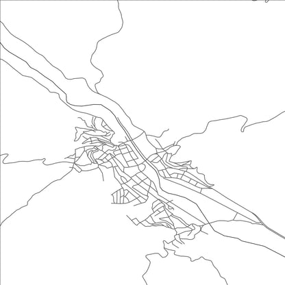 ROAD MAP OF BAYAT, TÜRKIYE BY MAPBAKES