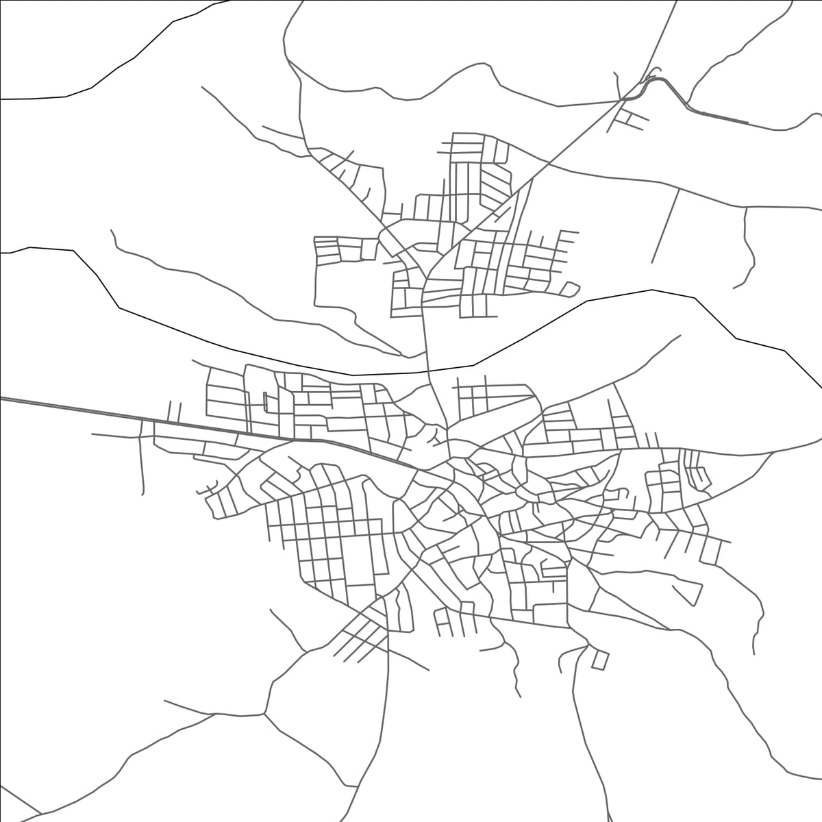 ROAD MAP OF BAYRAMIC, TÜRKIYE BY MAPBAKES
