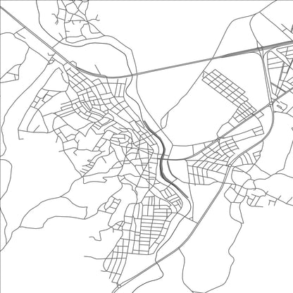ROAD MAP OF BIGA, TÜRKIYE BY MAPBAKES