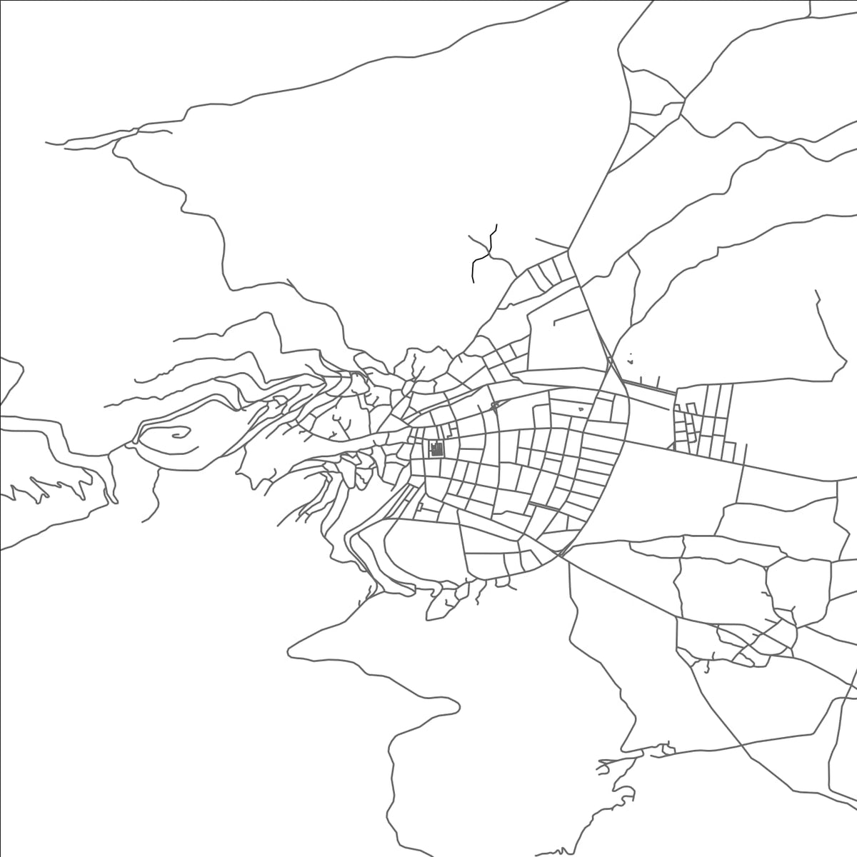 ROAD MAP OF BOZDOGAN, TÜRKIYE BY MAPBAKES