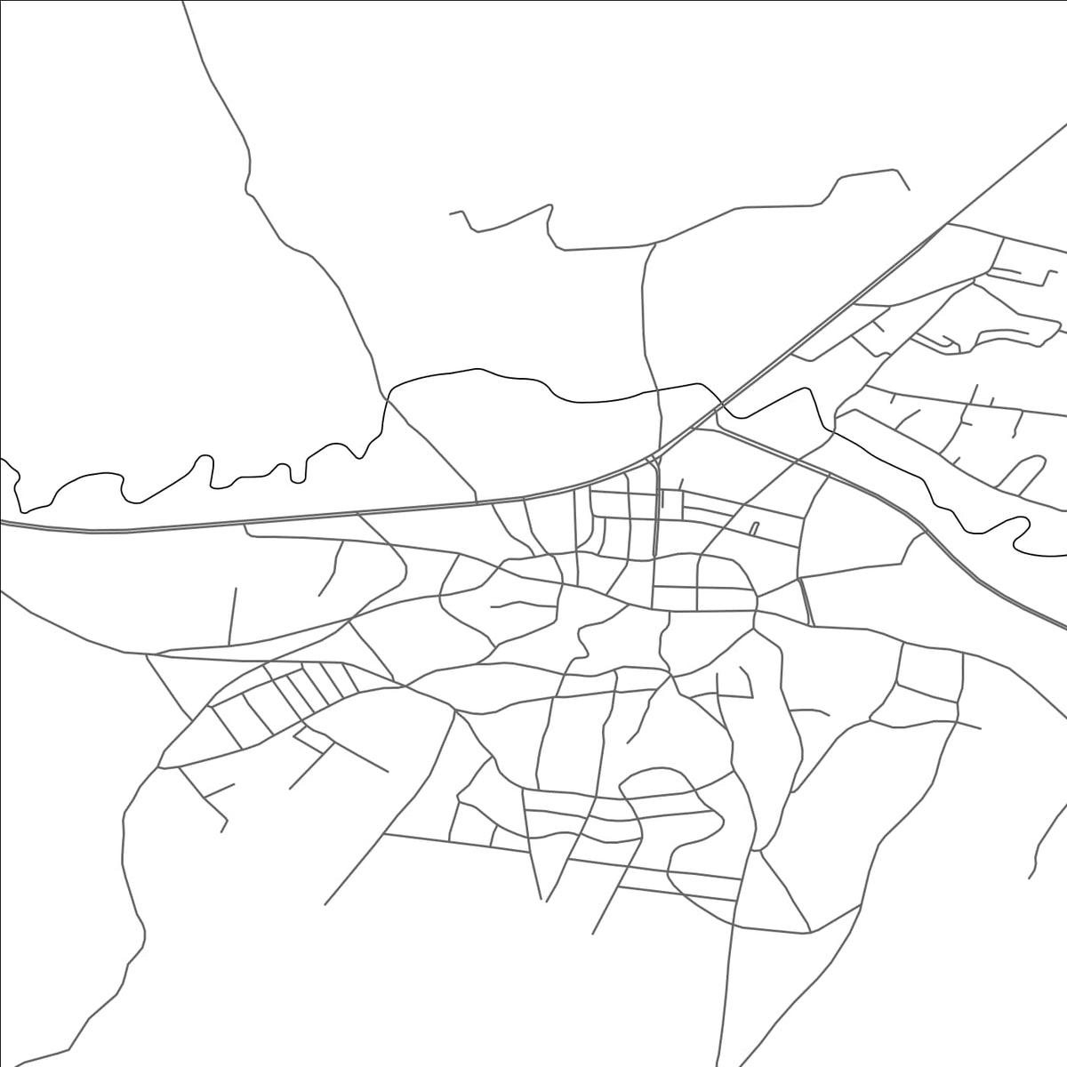 ROAD MAP OF BULANIK, TÜRKIYE BY MAPBAKES