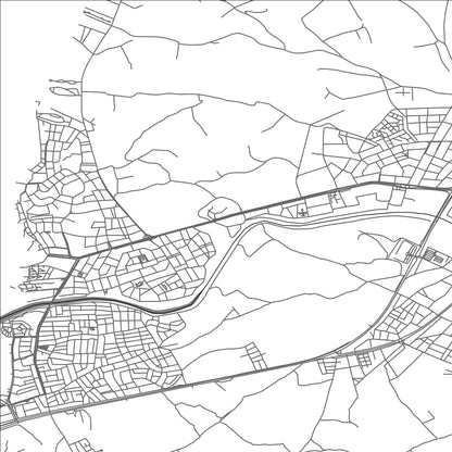 ROAD MAP OF BURHANIYE, TÜRKIYE BY MAPBAKES
