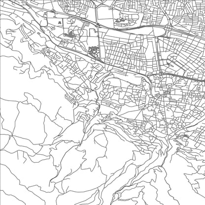 ROAD MAP OF BURSA, TÜRKIYE BY MAPBAKES