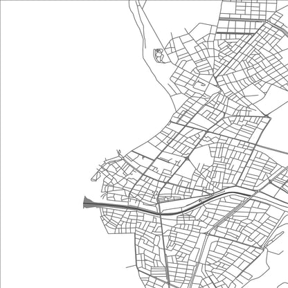 ROAD MAP OF CANAKKALE, TÜRKIYE BY MAPBAKES