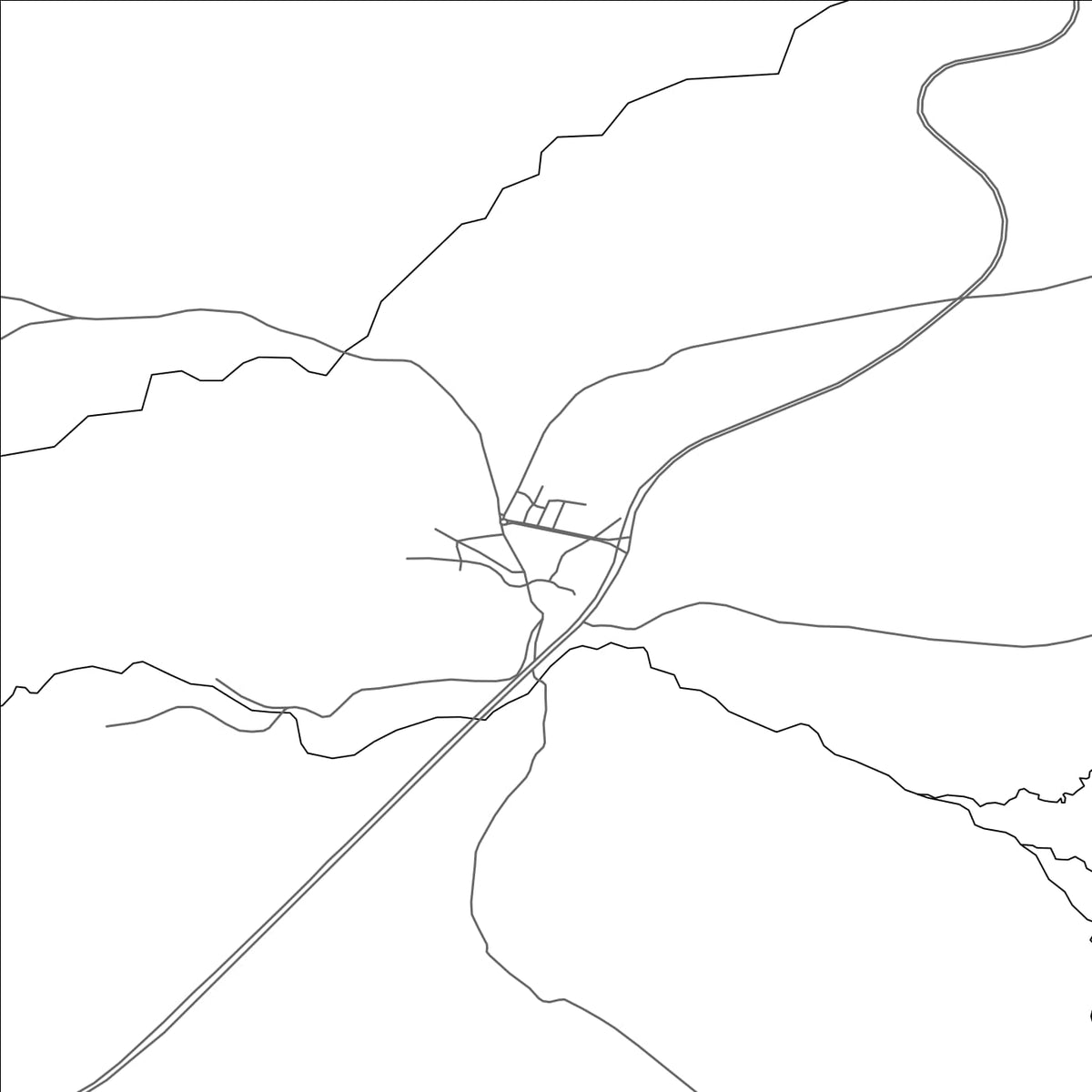 ROAD MAP OF CAT, TÜRKIYE BY MAPBAKES