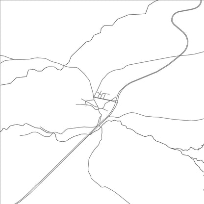 ROAD MAP OF CAT, TÜRKIYE BY MAPBAKES