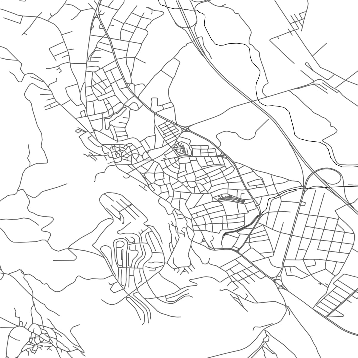 ROAD MAP OF CATALCA, TÜRKIYE BY MAPBAKES