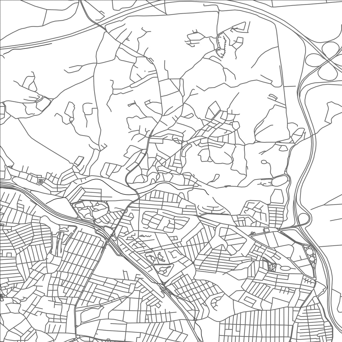 ROAD MAP OF CEKME, TÜRKIYE BY MAPBAKES