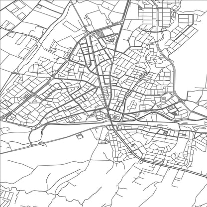ROAD MAP OF CERKEZKOY, TÜRKIYE BY MAPBAKES